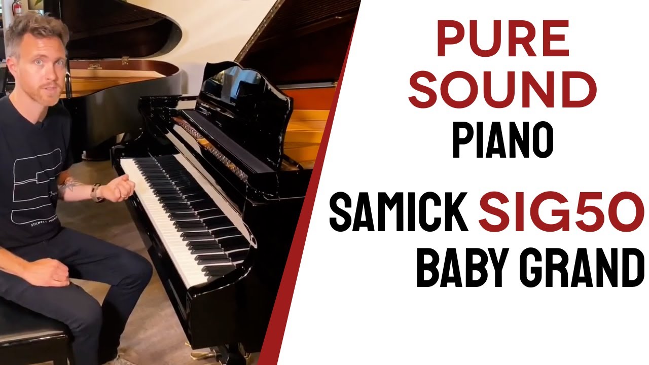 Clean Sound Samick Piano | SIG-50 Baby Grand Piano