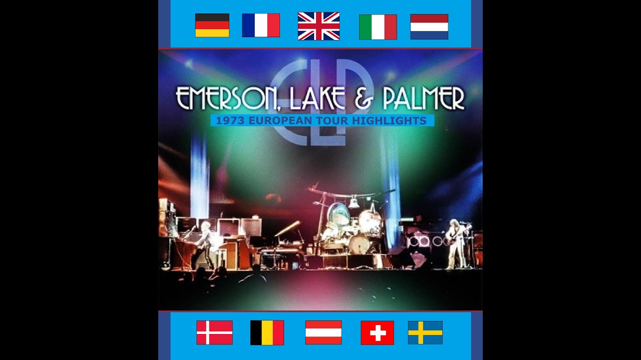 Emerson Lake & Palmer Live: Initial Draft 1973 European Tour Highlights / Video and Graphics Blend