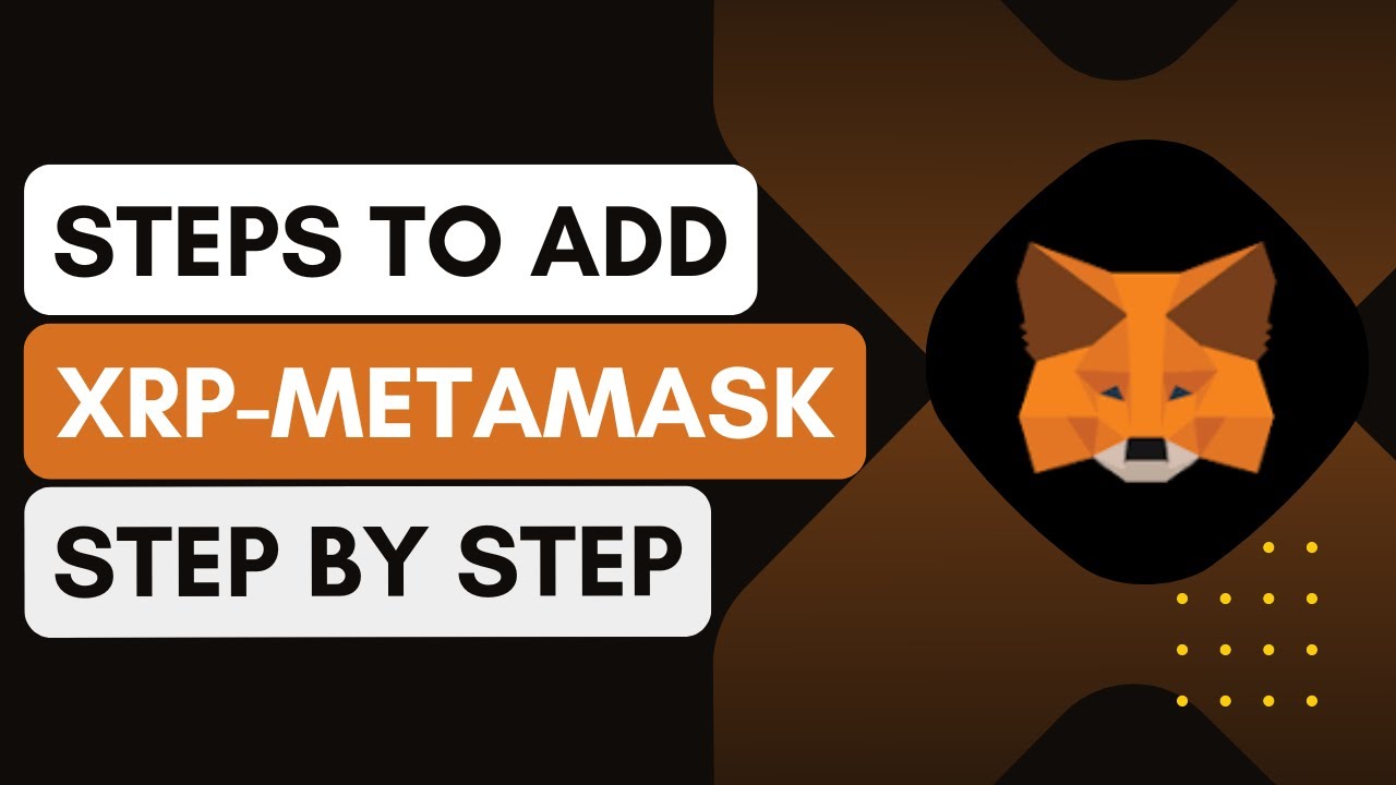 How To Add XRP To Metamask !