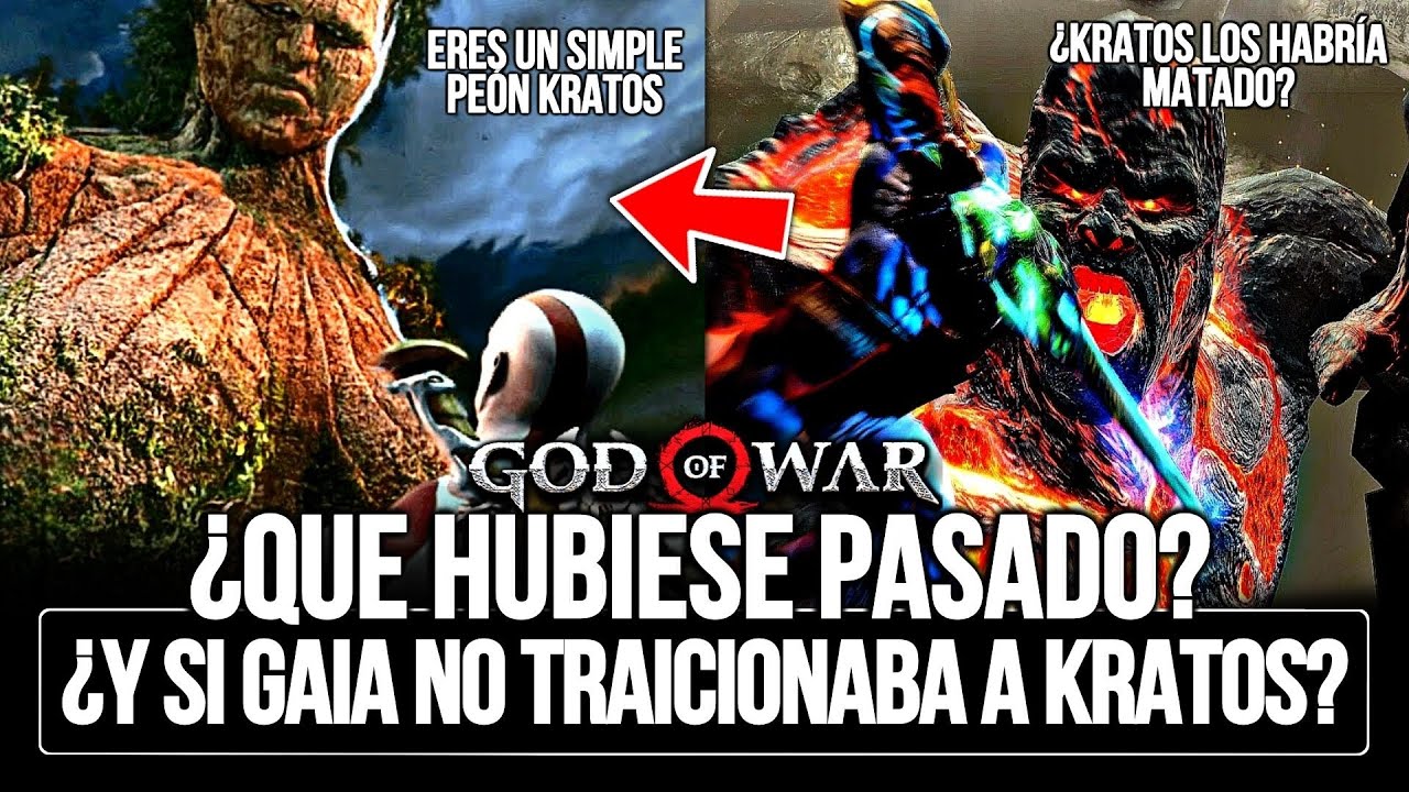 ¿QUE HABRÍA PASADO SI GAIA NO TRAICIONABA A KRATOS? (Inicio de God of War 3) ¿Por qué lo traicionó?🔥