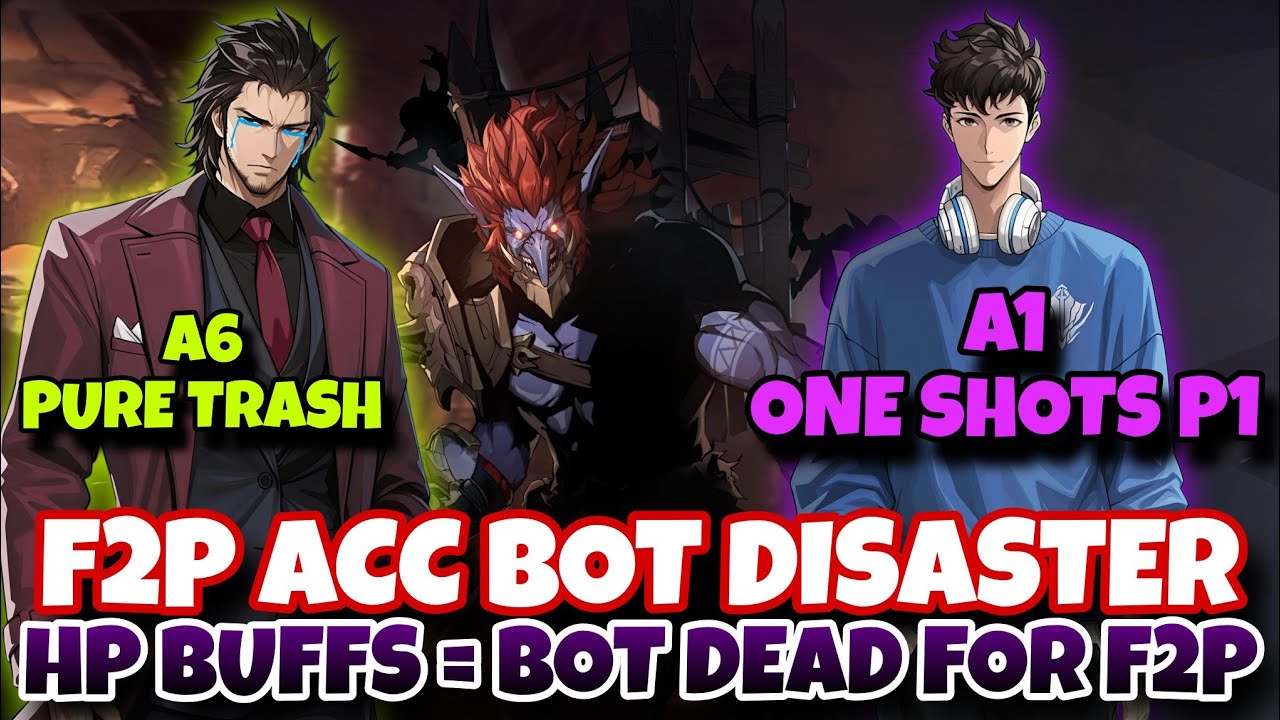 A1 KIHOON BETTER THAN A6 GOTO 😭 | HP BUFFS & INFUSERS MADE BOT DEAD FOR F2P [SOLO LEVELING: ARISE]