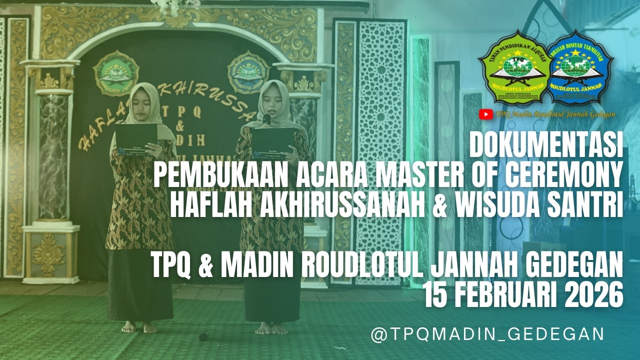 PEMBUKAAN ACARA - AKHIRUSSANAH 2026