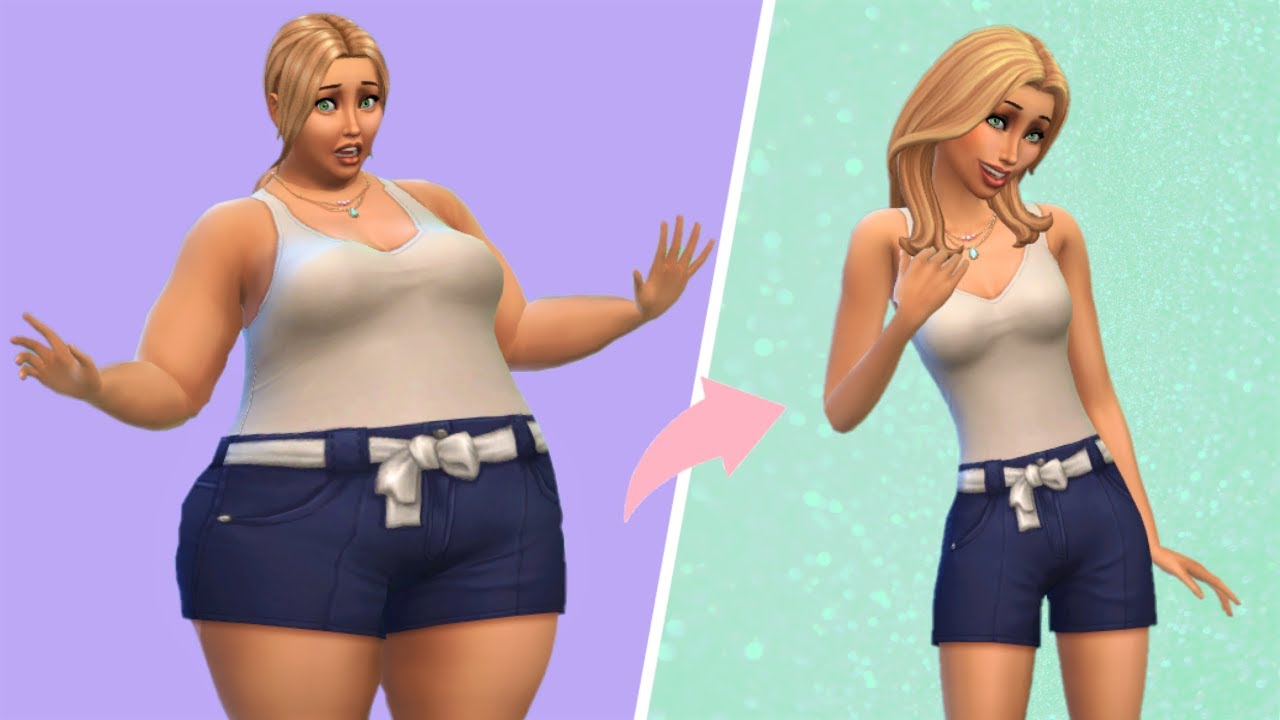 LOCKDOWN WEIGHT LOSS STORY | SIMS 4
