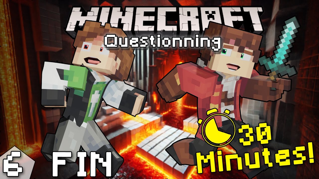 30 MINUTES POUR RÉUSSIR : L'ultime défi en coop ! (Finale) - Map Minecraft Questioning #6