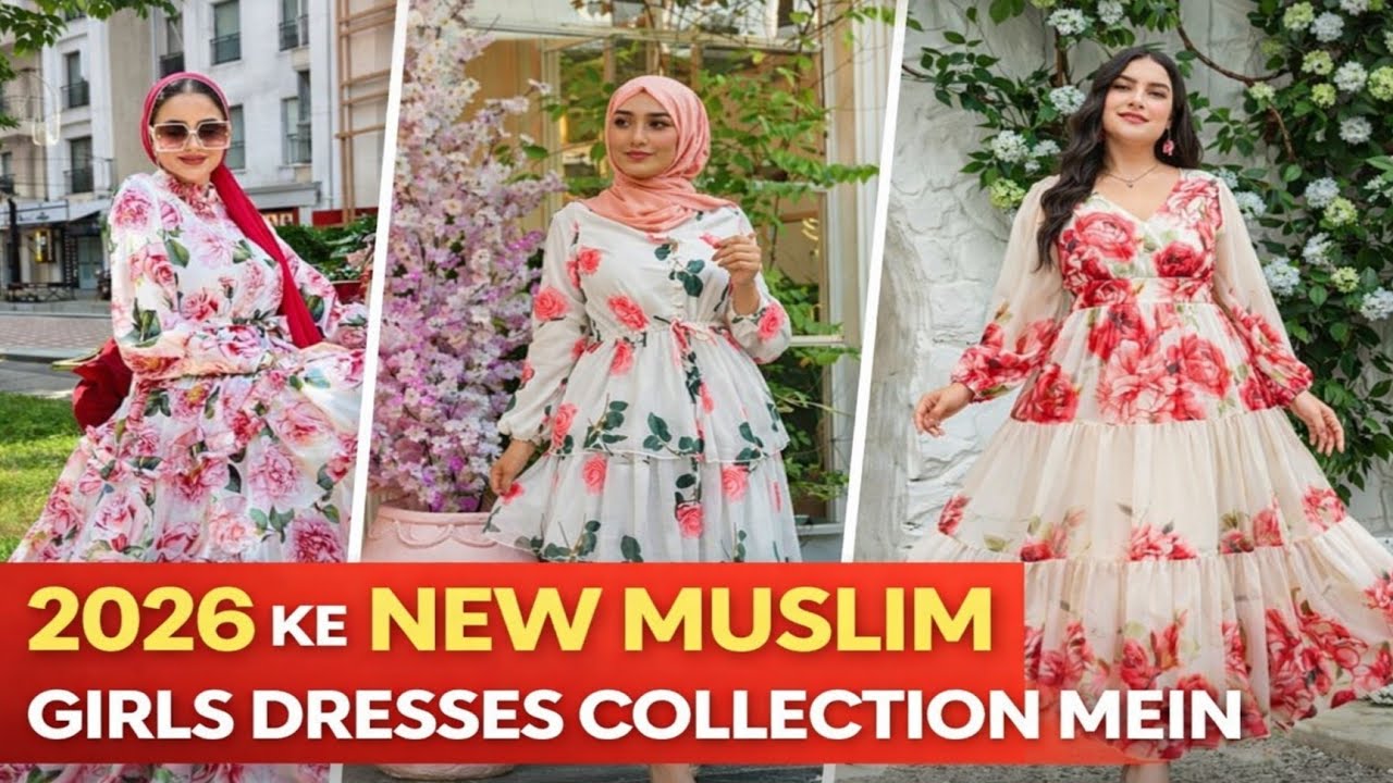 2026 ke new Muslim girls dresses collection #MuslimGirlsDress2026#HijabFashion#AbayaStyle