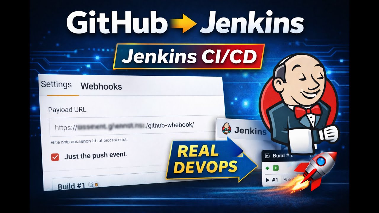 How to Configure GitHub Webhook with Jenkins | CI Pipeline Step by Step