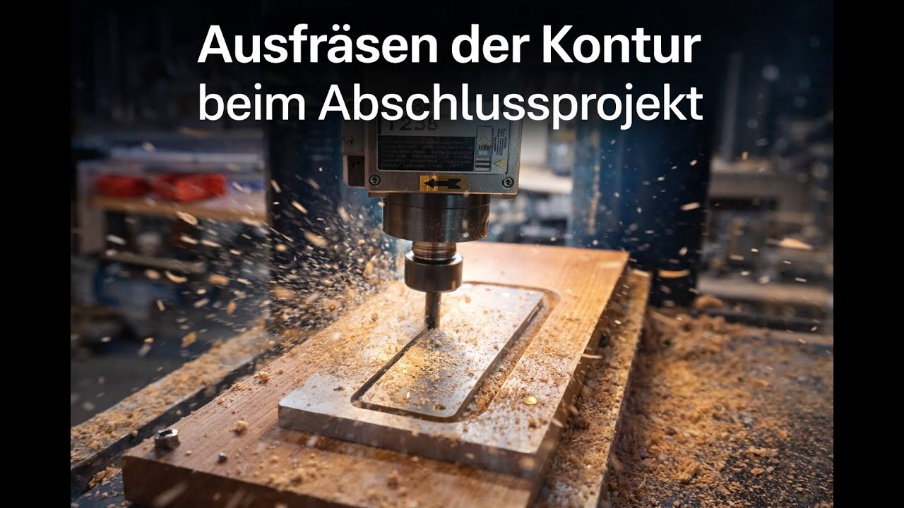 Lektion Ausfräsen des Schlüsselanhängers vom Online Kurs
