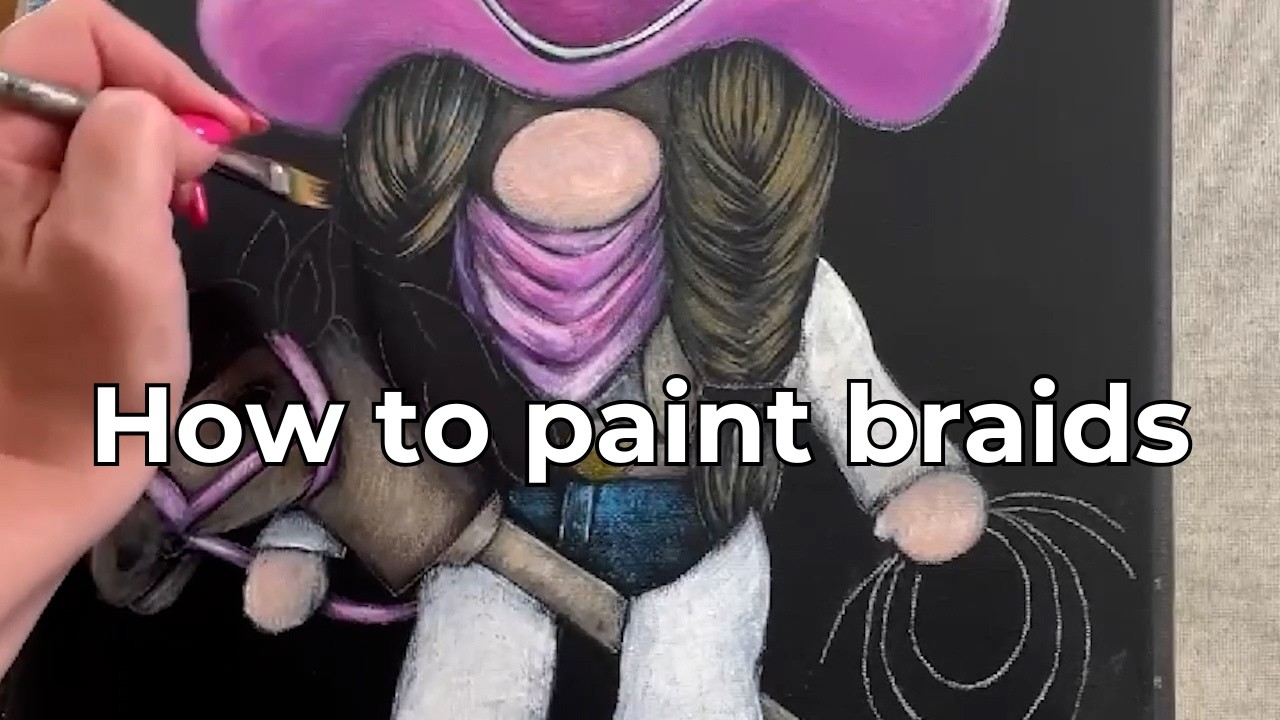 How to Paint Braids Easily | Beginner Hair Painting Technique (Step-by-Step)
