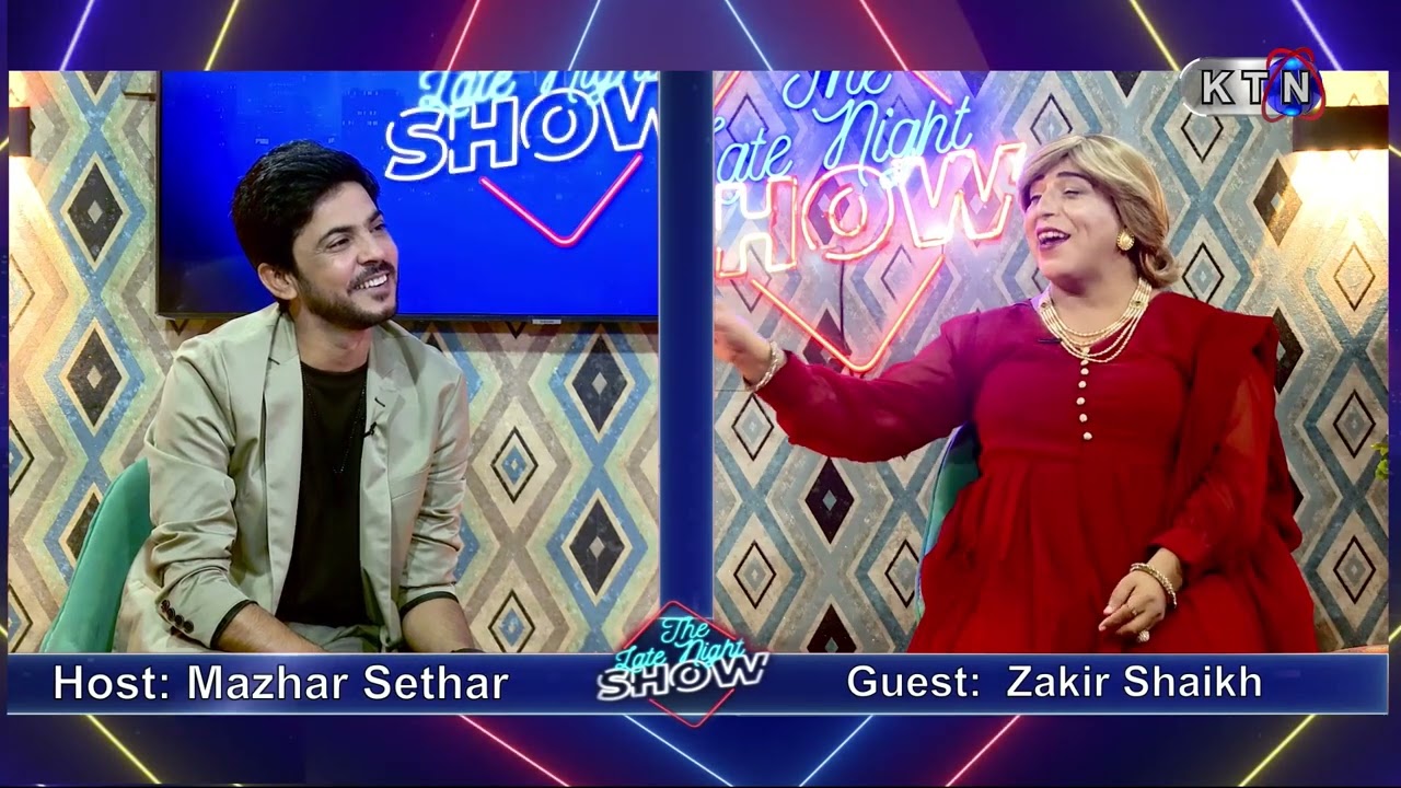 The Late Night Show || Mazhar Sethar  || 24th  September 2024 || on  KTN Entertainment