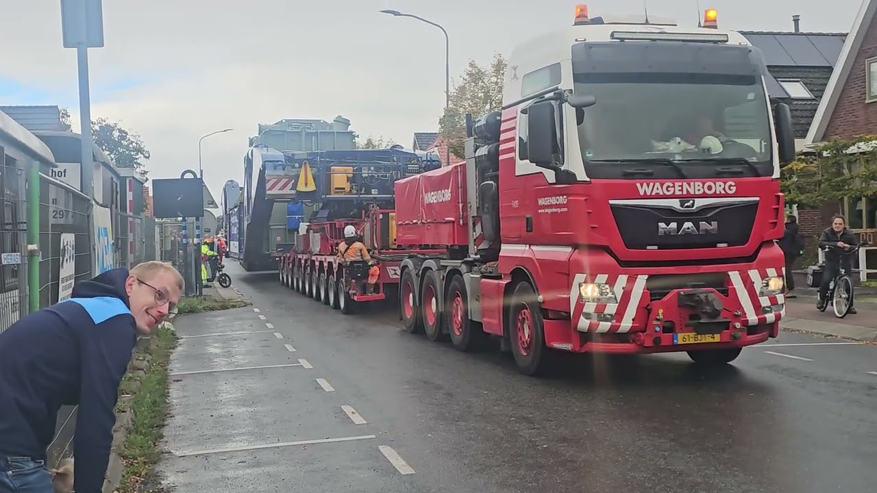 Transformator transport tennet  onstwedde. 