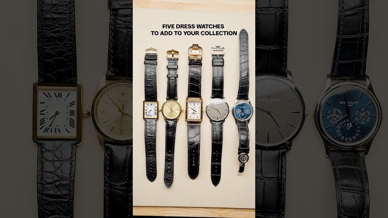 Five Dress Watches to Add to Your Collection: Cartier, Rolex, Patek & more l SwissWatchExpo