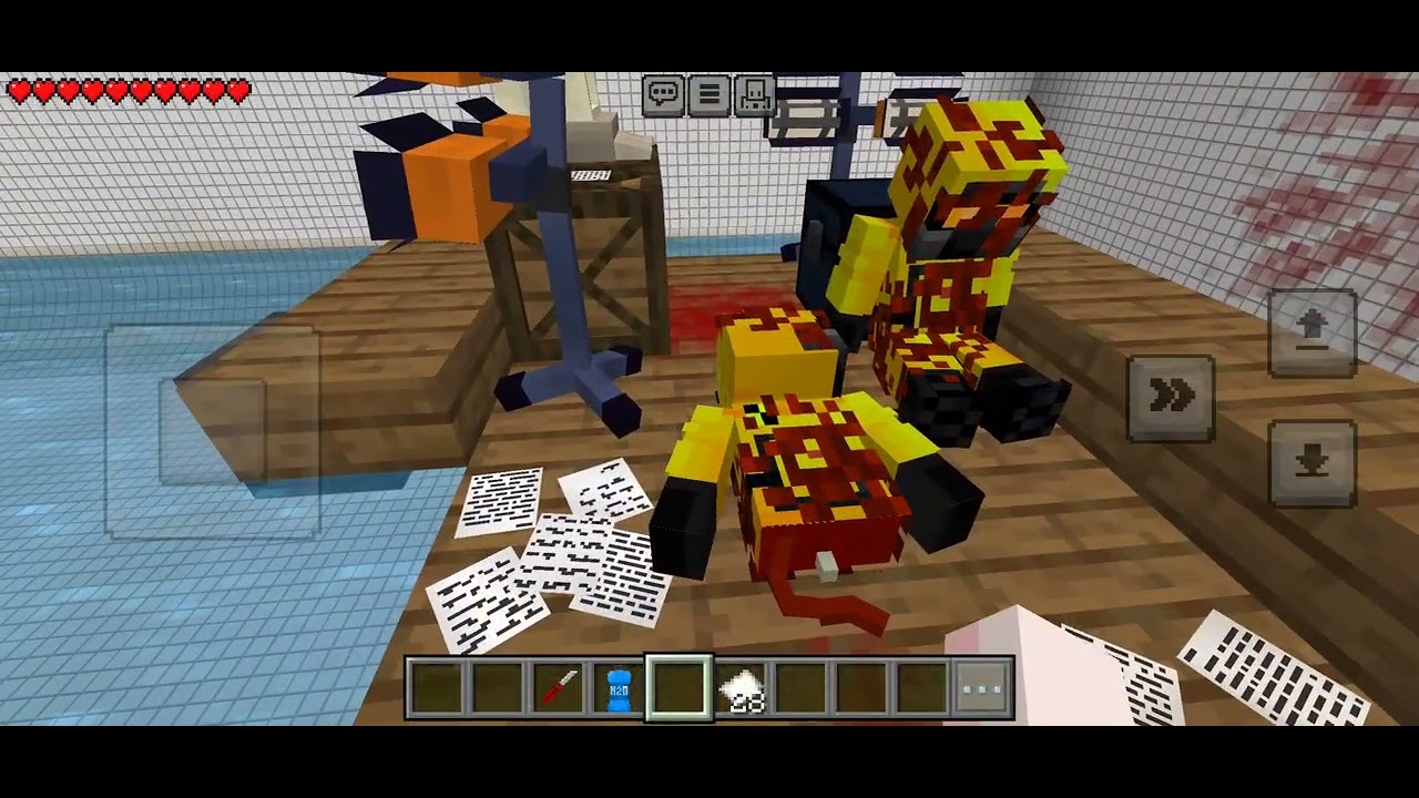 Minecraft education addon pool rooms