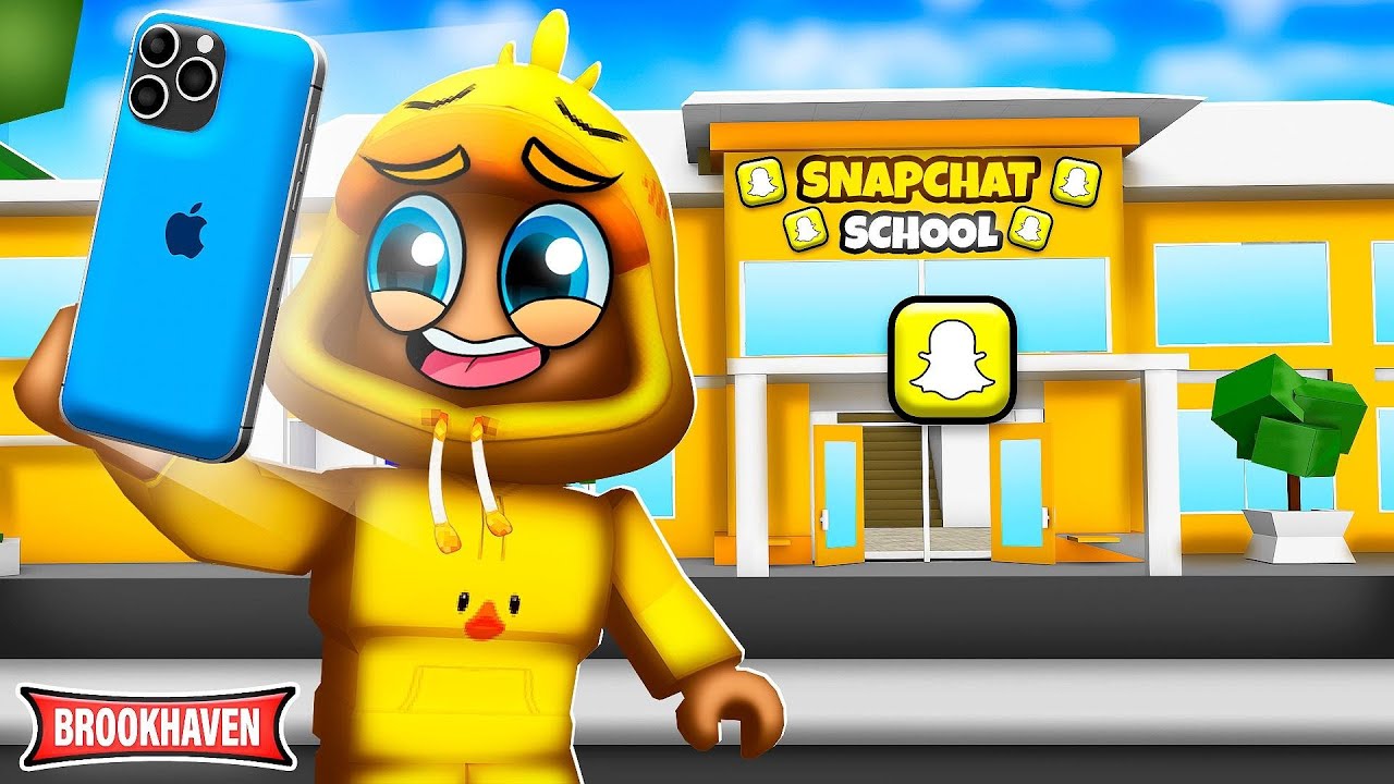 Ik Ging Naar SNAPCHAT School In Roblox!