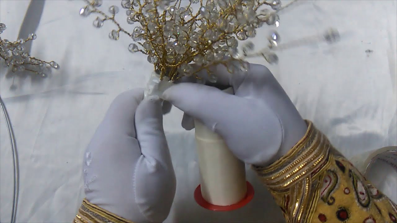 عمل #شجرة_من_الكريستال_وسلك_النحاس  مميزة وشيك جدا  #how_to_making_tree Fatma Saber  (الجزء 2)_2019