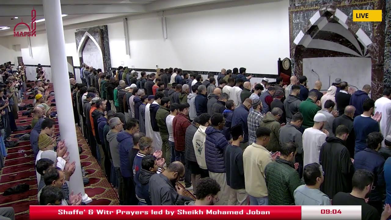 16th Taraweeh of Ramadan 2026-1447 | Sh. Aslam Acha | MAPS Redmond