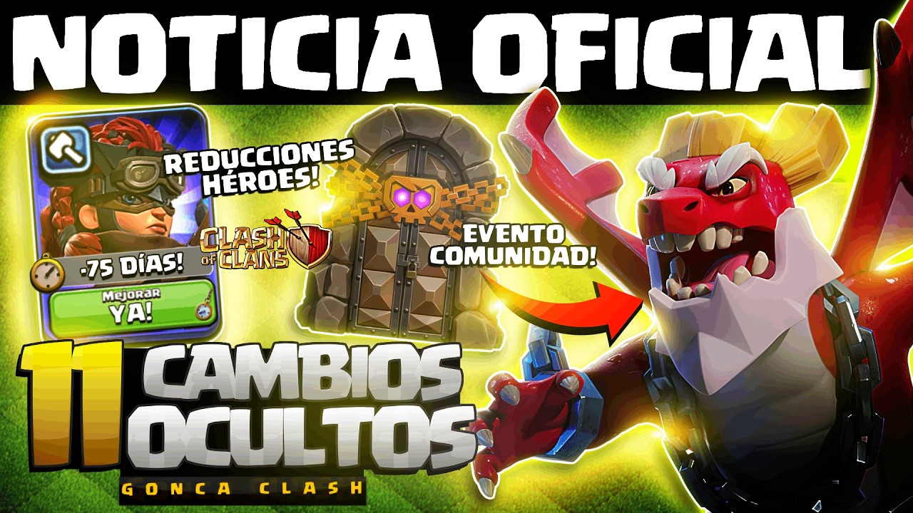 🚨 HÉROES 75 DÍAS MÁS RÁPIDO: 11 CAMBIOS OCULTOS que NO SALIERON en SNEAK PEEKS | Clash of Clans