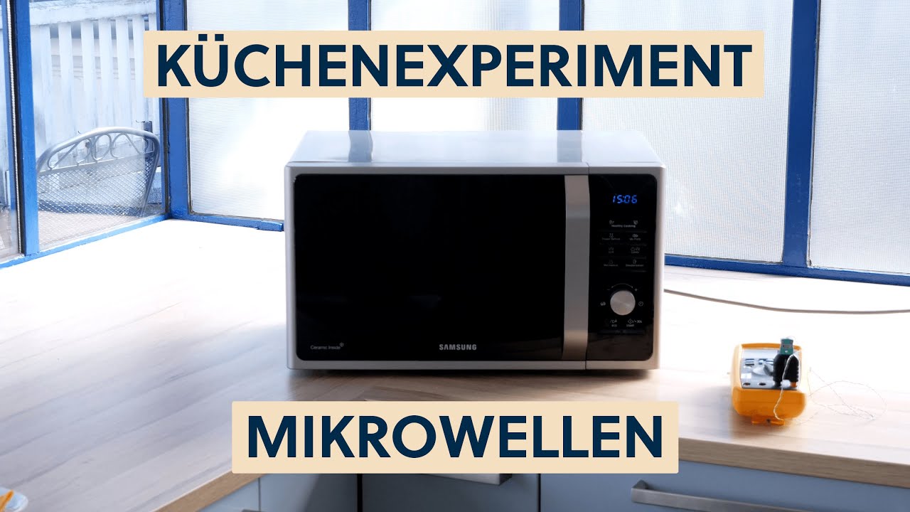 Küchenexperiment: Sind Mikrowellen gefährlich? Elektromagnetische Wellen, EM Strahlung, Mythen
