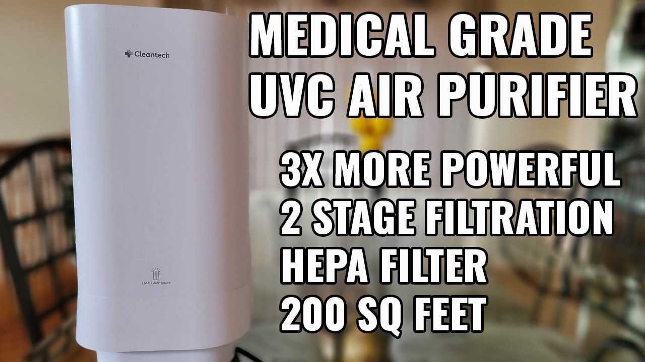 More Peace of Mind with this MEDICAL GRADE UVC AIR Purifier Review from Clean Tech