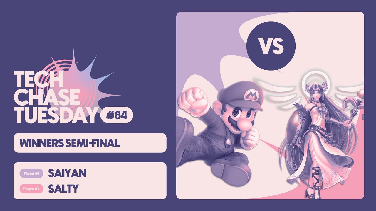 Saiyan (Mario) vs Salty (Palutena) | Winners Semis | Tech Chase Tuesday 84