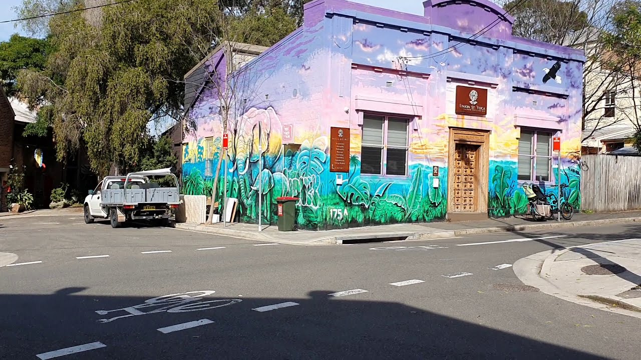 Walking Sydney - Erskineville -  backstreets - shops - laneways.