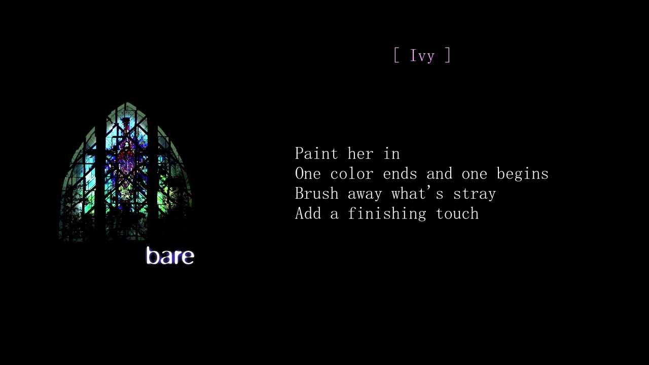 BARE: A Pop Opera PORTRAIT OF A GIRL lyrics