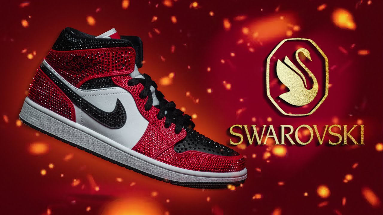 CUSTOM JORDAN 1 x SWAROVSKI 💎