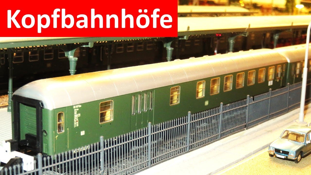 Kopfbahnhöfe für die Modellbahn