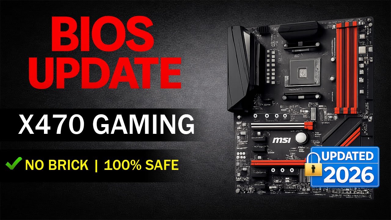 BIOS Update MSI X470 Gaming Plus Max | Step-by-Step (2026)