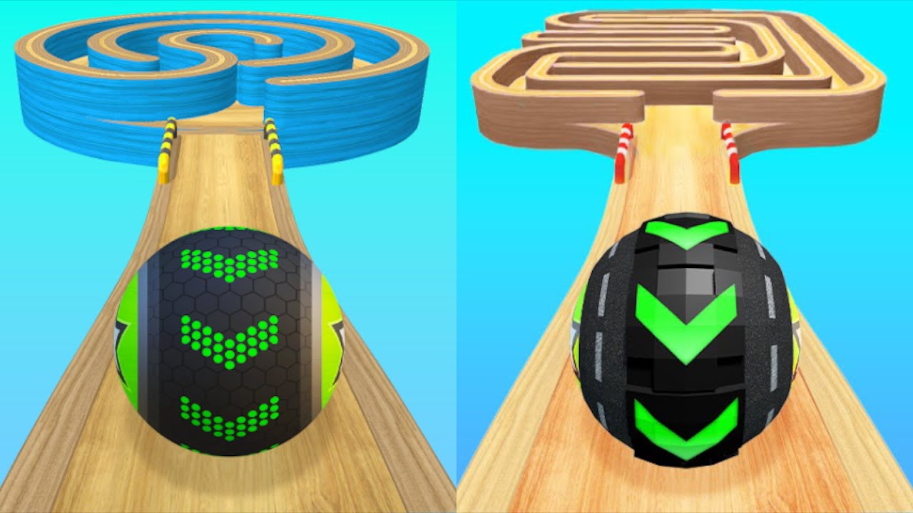 Going Balls Vs Rolling Ball Sky Escape Beat New Levels, Opponents Race Speedrun Gameplay