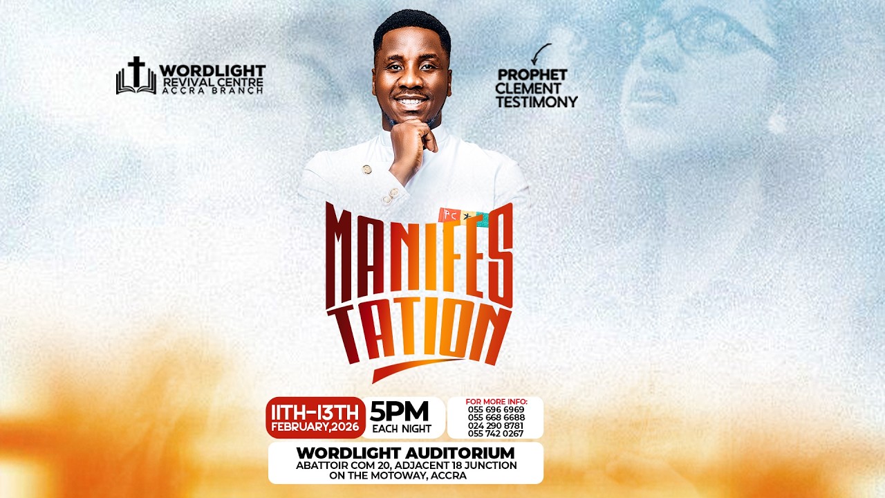 WELCOME TO DAY 2 OF OUR MANIFESTATION CONFERENCE 2026  | WITH PROPHET CLEMENT TESTIMONY.