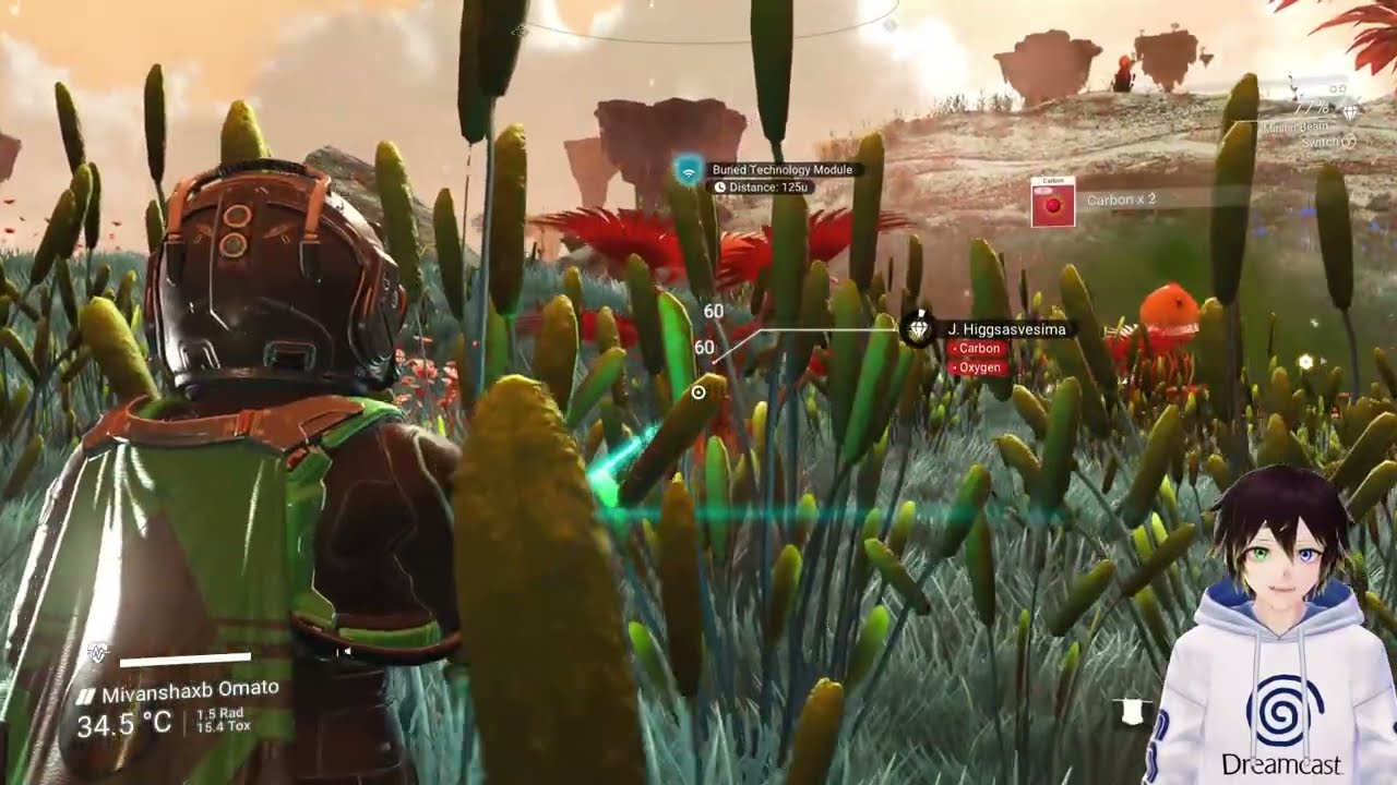 Exploring a really nice system - No mans Sky
