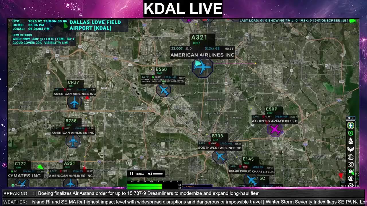 24/7 Live Airport Radar & Air Traffic | Real-Time Aviation - SkyGlass + LiveATC