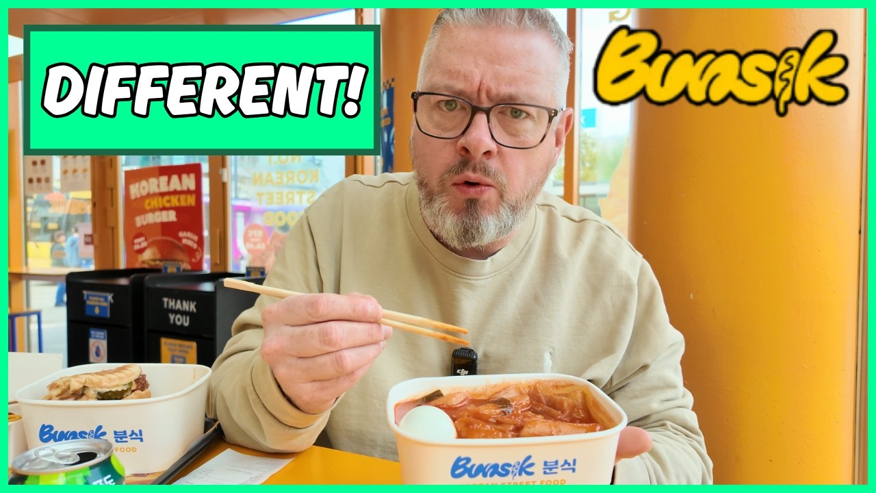 My FIRST TIME! Trying Korean Fast Food!