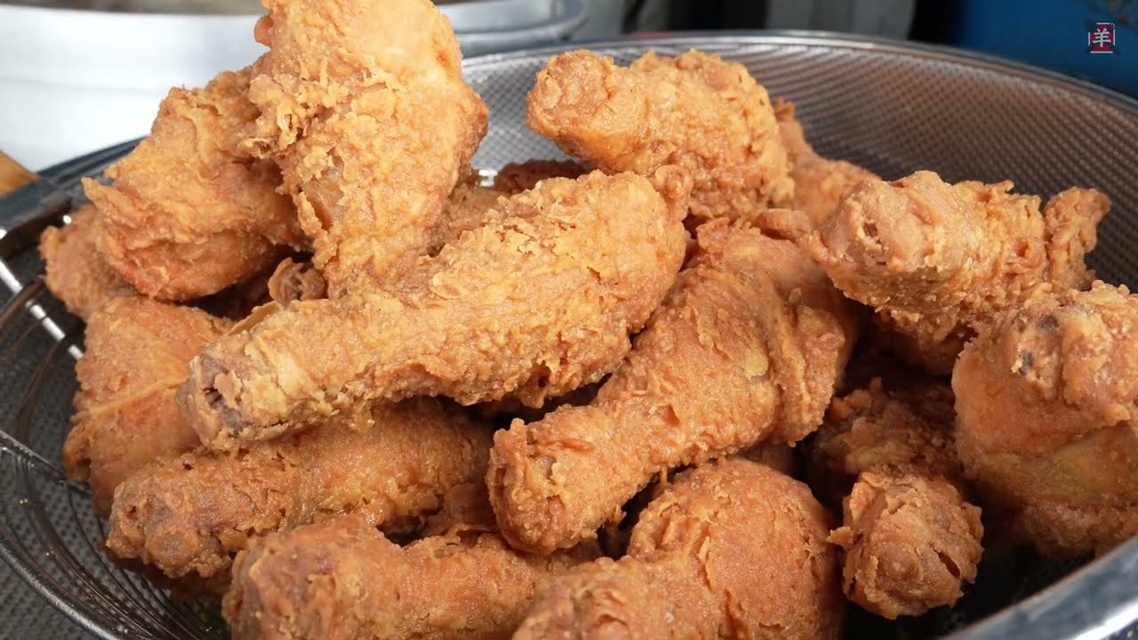 Amazing Crispy Fried Chicken  — MALAYSIA Street Food