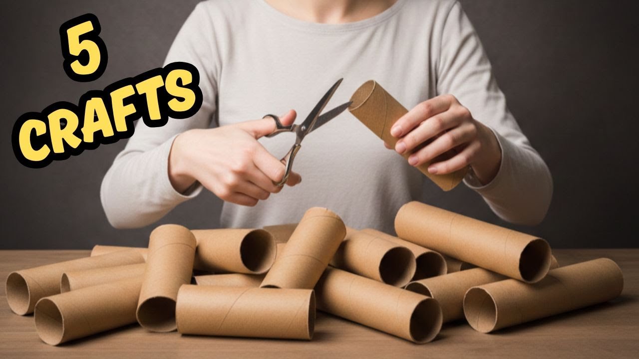 What Happens When I Cut Paper Rolls 🤩 5 Amazing Reuse DIY Ideas ♻️ Handmade Crafts for Everyone