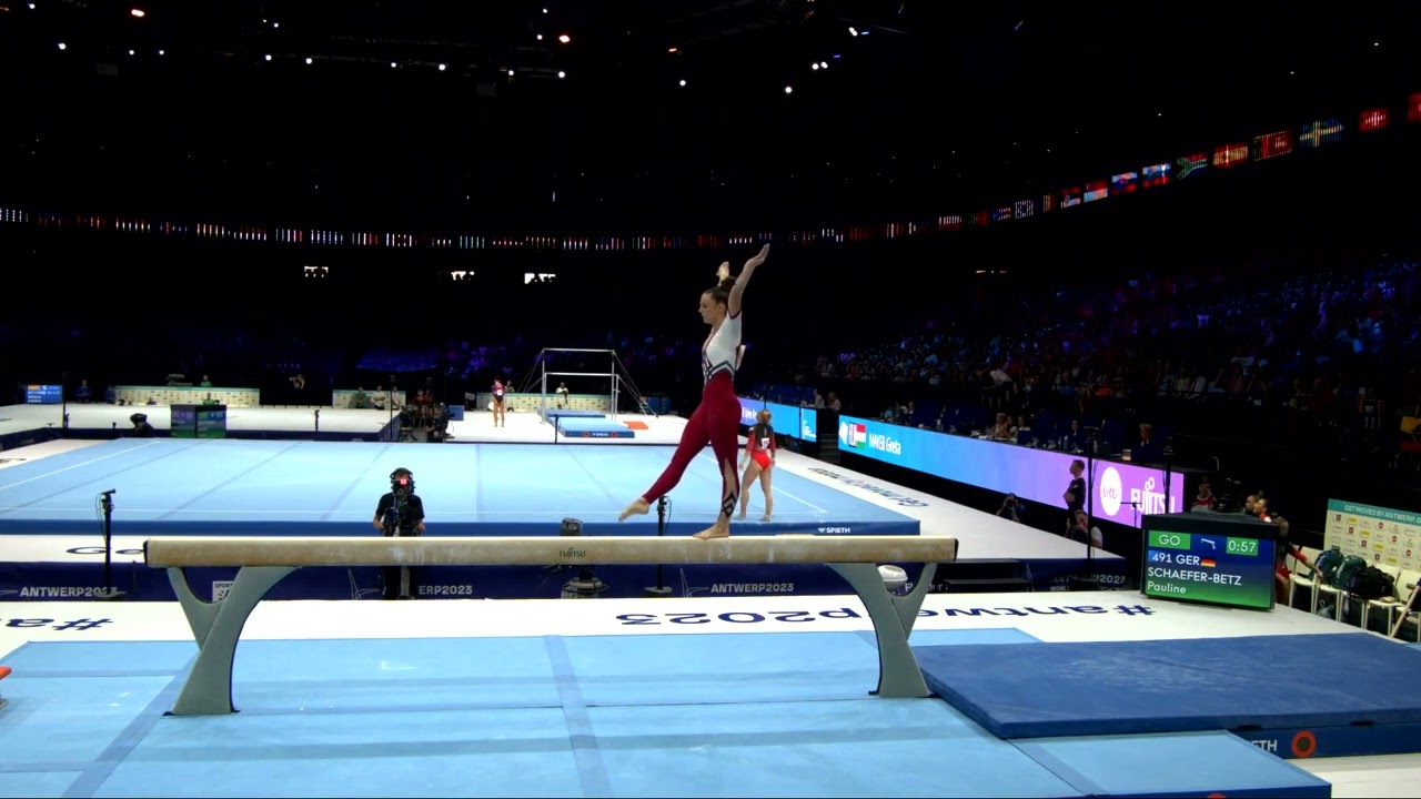 SCHAEFER-BETZ Pauline (GER)_2023 Artistic Worlds, Antwerp (BEL)_Qualifications_Balance Beam