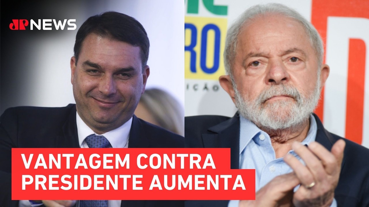 Flávio Bolsonaro, Tarcísio e Ratinho Jr. superam Lula no primeiro turno | TEMPO REAL