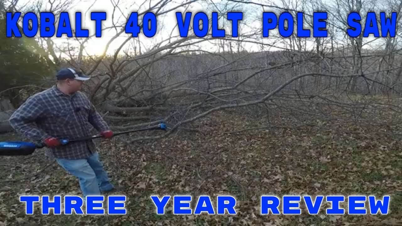 Kobalt 40V Pole Saw Three Year Review #244