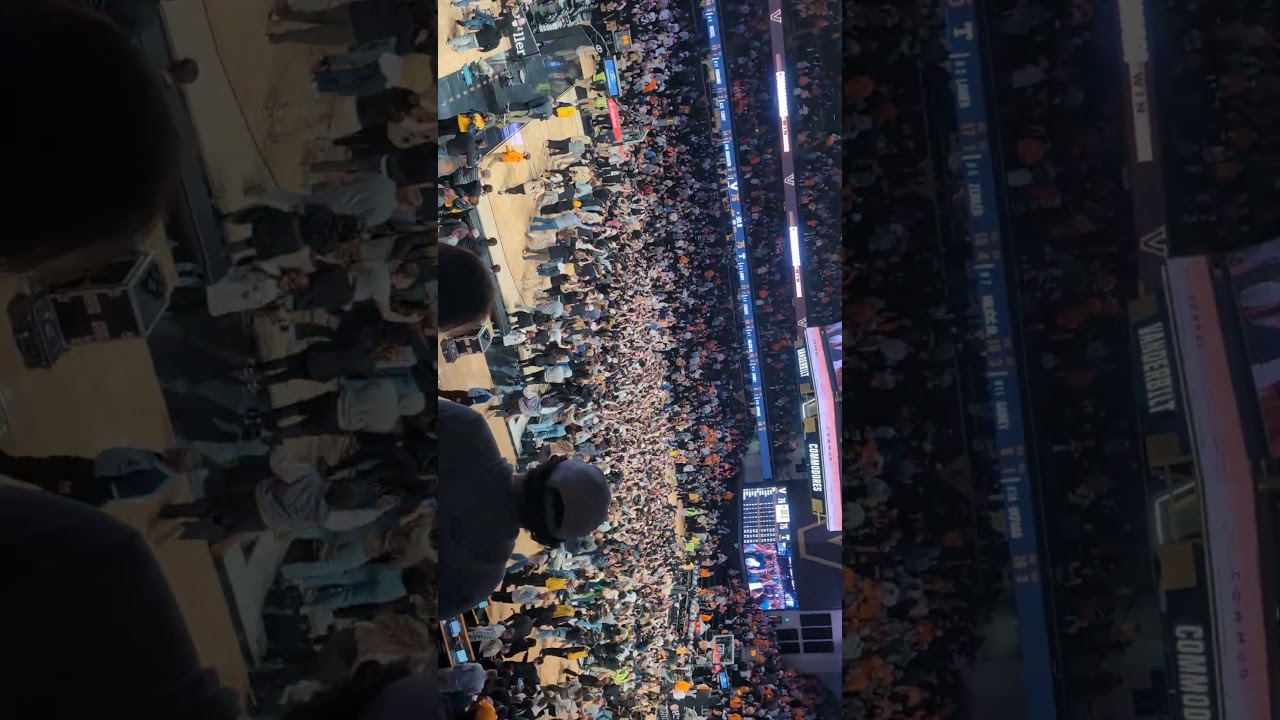 Vols Vandy court storm