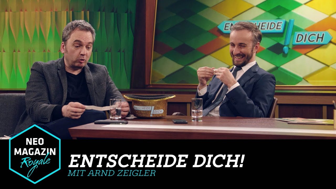 Entscheide dich! mit Arnd Zeigler | NEO MAGAZIN ROYALE mit Jan Böhmermann - ZDFneo
