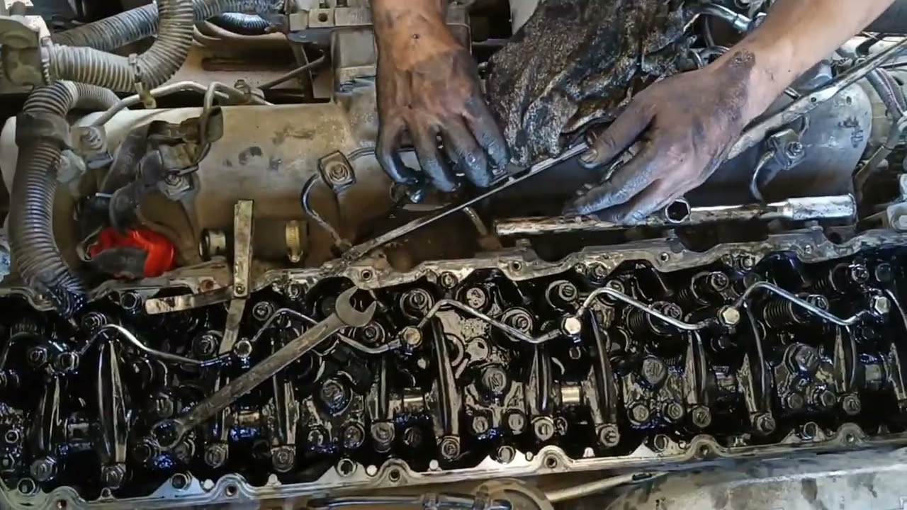 มาดูการปรับตั้ง วาล์ว hino p11c⚙️🔧🥰🥰🥰