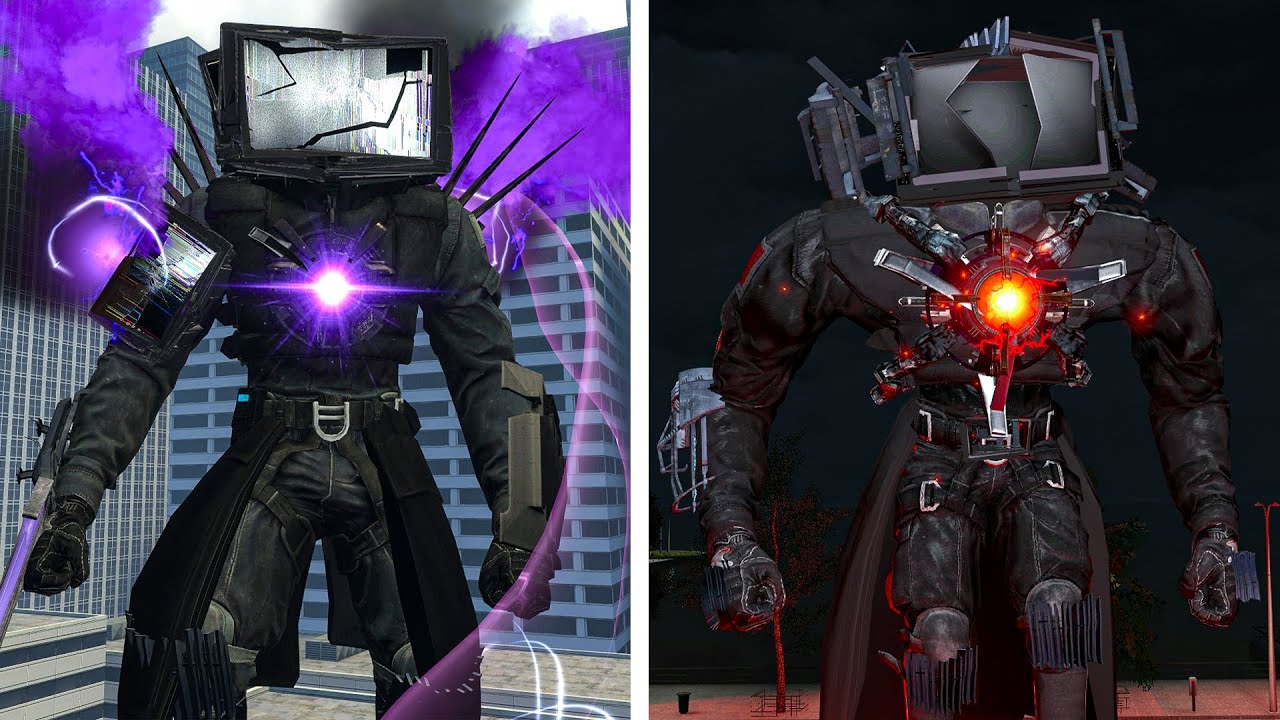 EVOLUTION OF NEW VERSION CORRUPTED TITAN TV MAN 