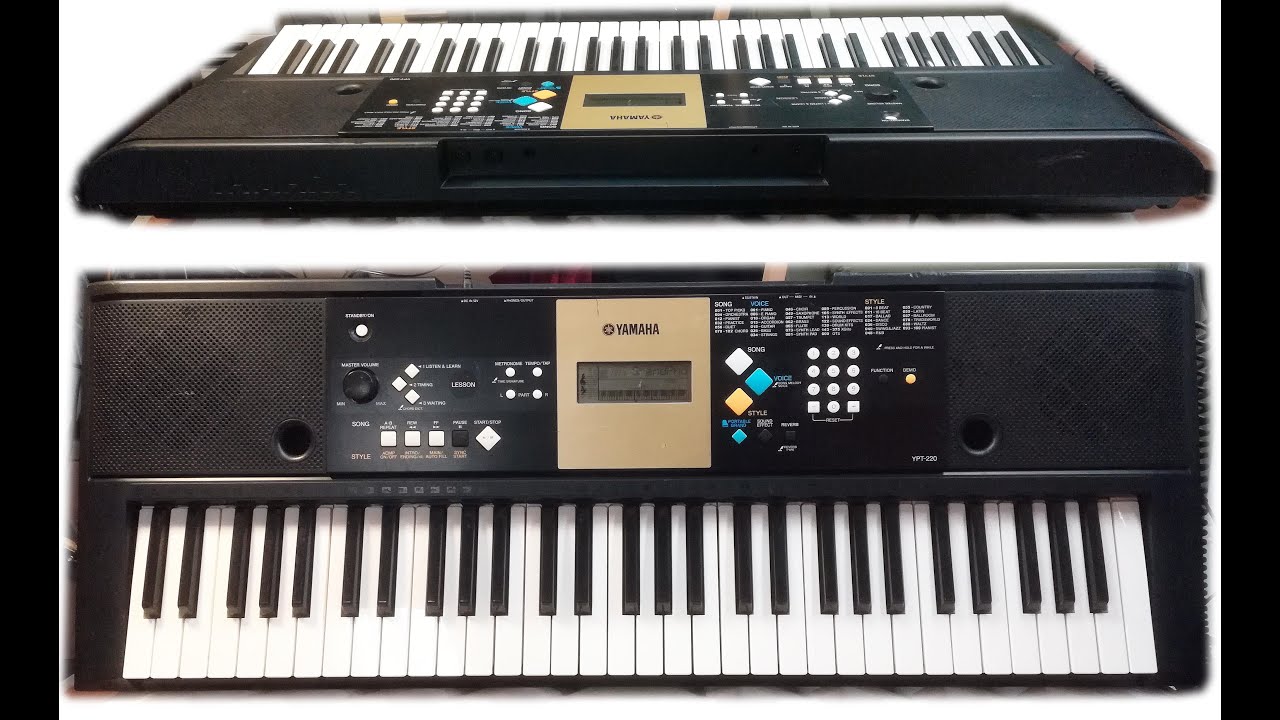 YAMAHA YPT 220 (DEMO songs) HiQ sound