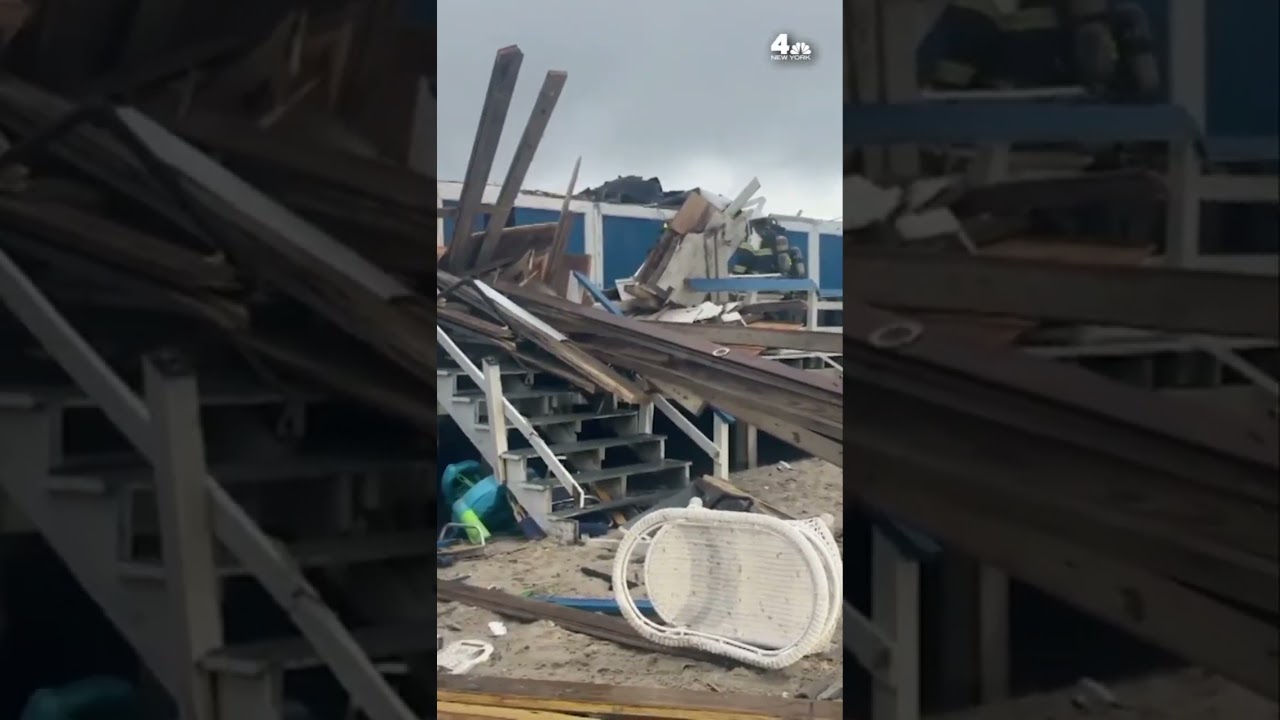Possible tornado rips through Long Island beach club