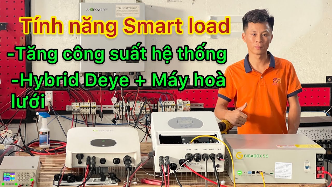 Tính năng Ac Couple Hybrid Deye kết hợp Máy Hoà Lưới. BigBang Solar