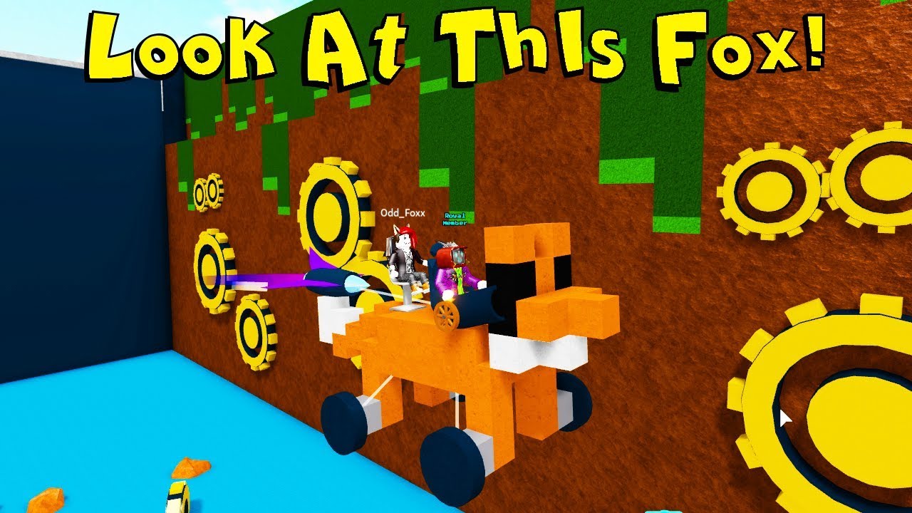 This Is One Weird Fox In Build A Boat For Treasure In Roblox