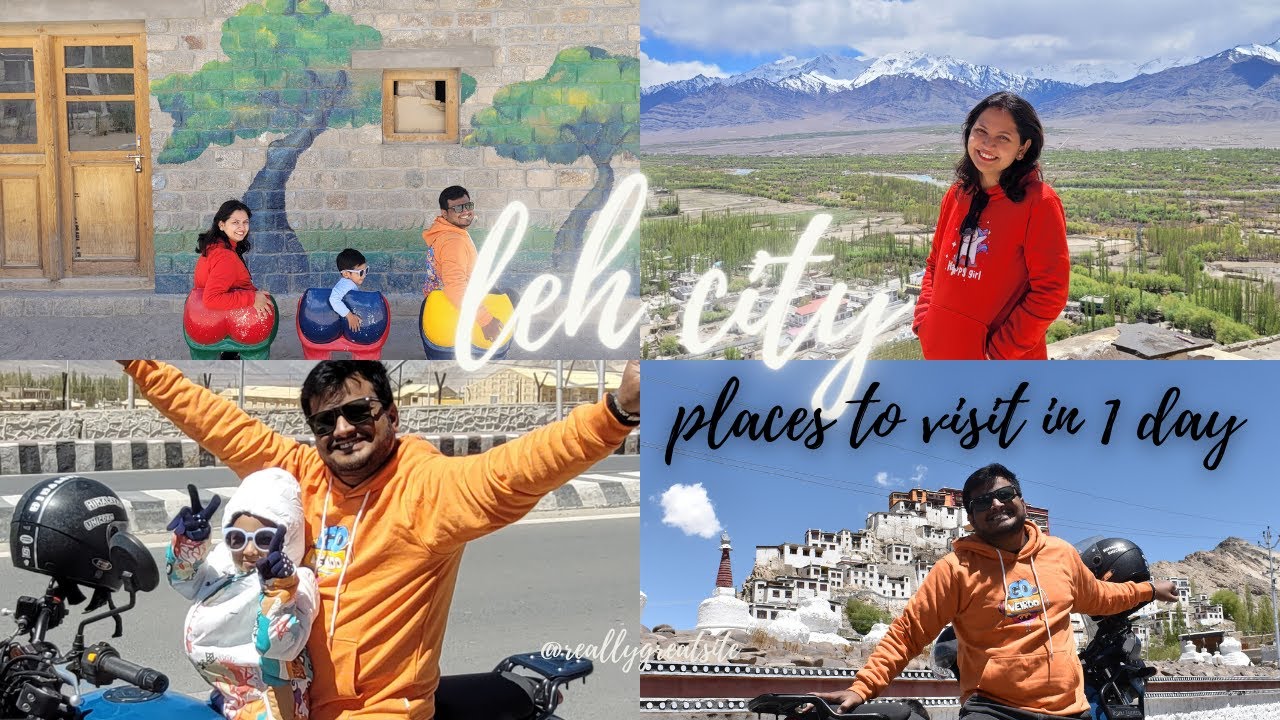 Leh City Local Sightseeing By Rented Bike | Places to visit in Leh | Day 2 | By Escape With MS