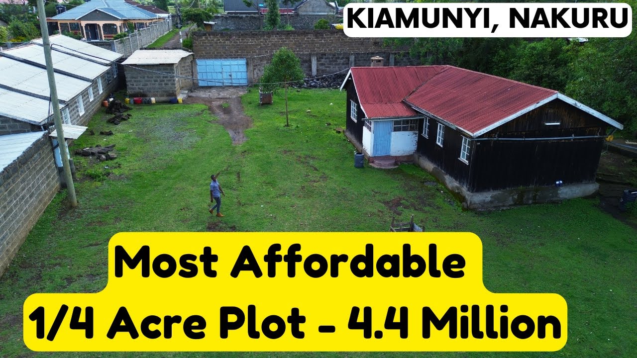 Touring the Most Affordable 1/4 ACRE Piece of Land in Kiamunyi, NAKURU, Ready Title Deed