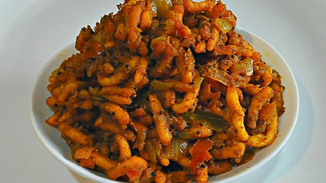 चटकदार शेव भाजी | Shev Chivda Bhaji | Dhaba Style Sev Sabzi In Marathi By Asha Maragaje
