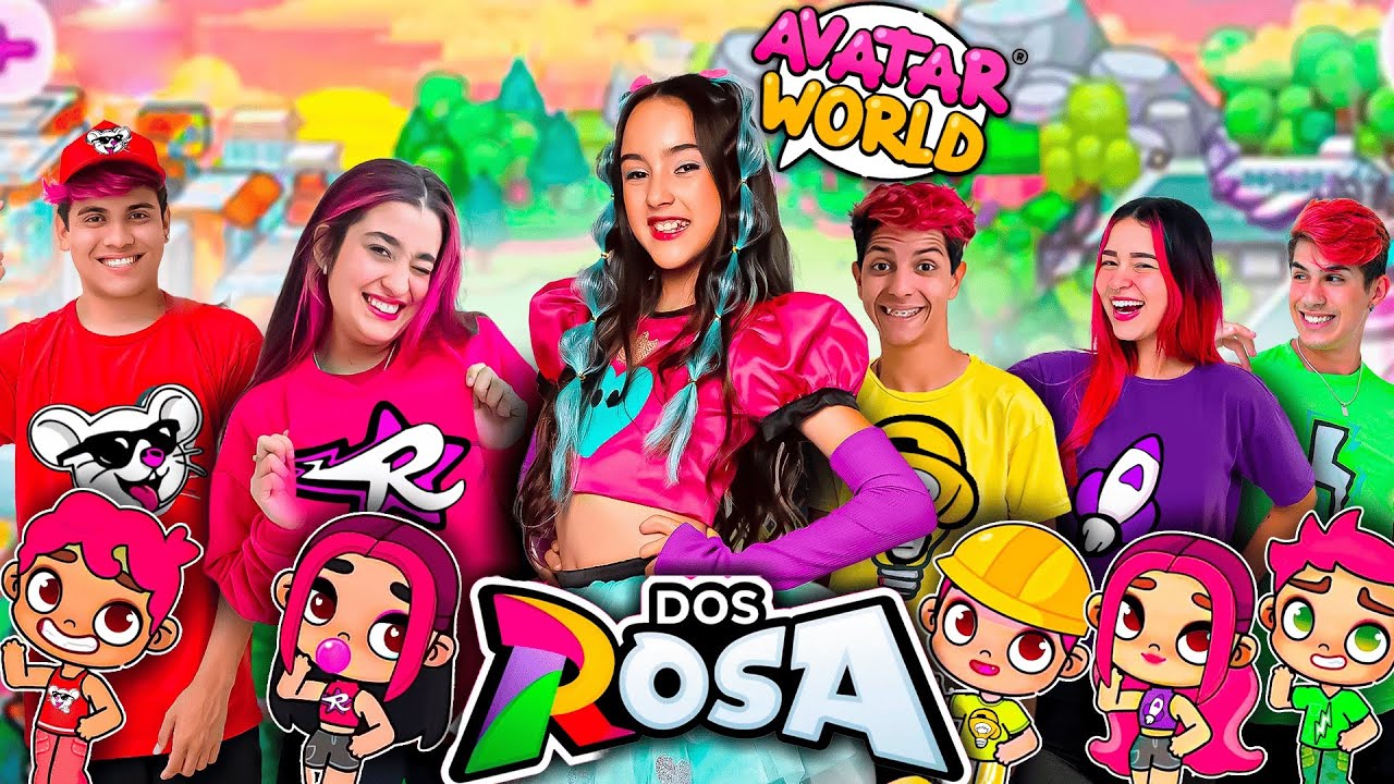 CRIAMOS O GRUPO DOS ROSA NO AVATAR WORLD (EMILLY VICK)